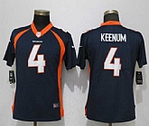 Women Nike Broncos 4 Case Keenum Navy Vapor Untouchable Limited Jersey,baseball caps,new era cap wholesale,wholesale hats
